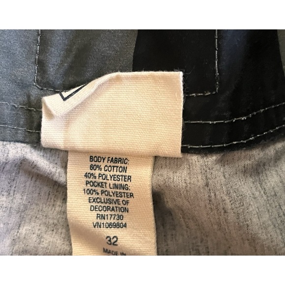 Converse One Star Striped Surf Board Shorts Mens Size 32 - Picture 5 of 6